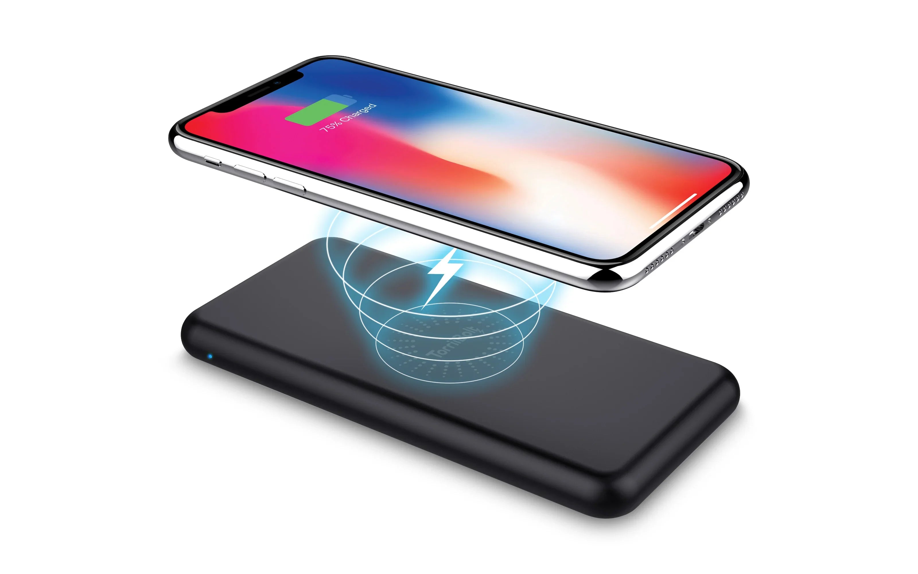 Torrii Bolt 6000Mah 2 In 1 Wireless Powerbank - Black - Tashqila Torrii Bolt 6000Mah 2 In 1 Wireless Powerbank - Black - Tashqila